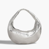 Khaite - Medium Olivia Hobo in Silver Eel Leather