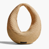 Khaite - Medium Olivia Hobo in Natural Raffia