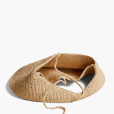 Khaite - Medium Olivia Hobo in Natural Raffia