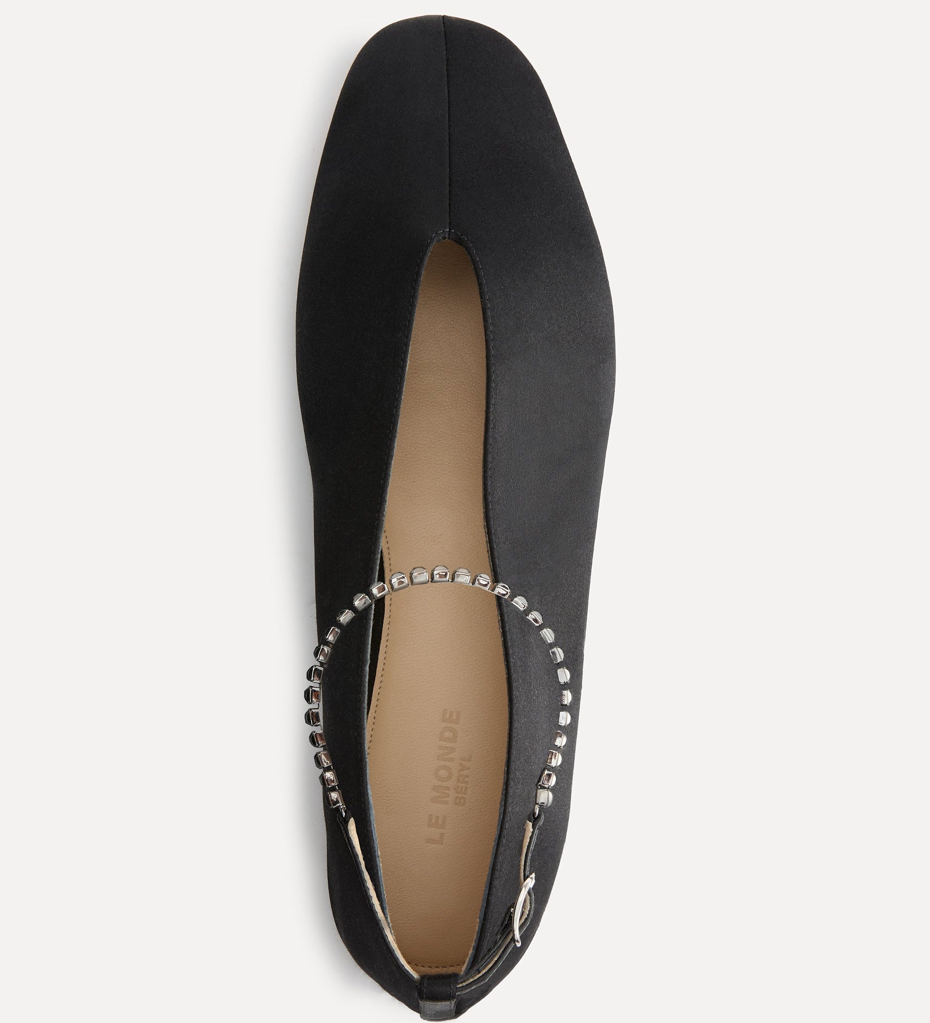 Le Monde Beryl - Olympia Slipper / Black Satin