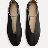 Le Monde Beryl - Olympia Slipper / Black Satin