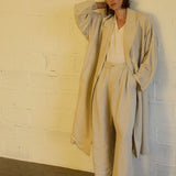 Jamie Haller - The Linen Baggy Trench Coat in Stone