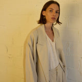 Jamie Haller - The Linen Baggy Trench Coat in Stone