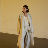 Jamie Haller - The Linen Baggy Trench Coat in Stone