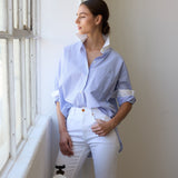 Jamie Haller - The Crosby Shirt in Blue Stripe