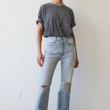 Jamie Haller - The Easy in Distressed Torn Indigo