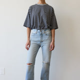 Jamie Haller - The Easy in Distressed Torn Indigo
