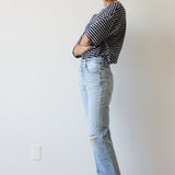 Jamie Haller - The Easy in Distressed Torn Indigo