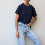 Jamie Haller - The Easy in Distressed Torn Indigo