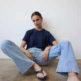 Jamie Haller - The Easy in Distressed Torn Indigo
