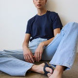 Jamie Haller - The Chameleon Tee Linen in Navy