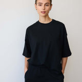 Jamie Haller - The Boxy Tee in Black