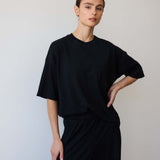 Jamie Haller - The Boxy Tee in Black