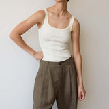 Jamie Haller - The Big Pleat Trouser in Khaki