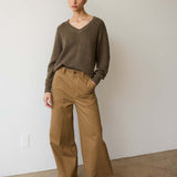 Jamie Haller - The Off Duty Trouser in Chestnut