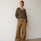 Jamie Haller - The Off Duty Trouser in Chestnut
