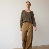 Jamie Haller - The Off Duty Trouser in Chestnut