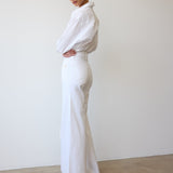 Jamie Haller - The Palazzo Jean in Soft White