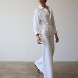 Jamie Haller - The Palazzo Jean in Soft White