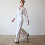 Jamie Haller - The Palazzo Jean in Soft White