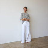 Jamie Haller - The Palazzo Jean in Soft White