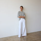 Jamie Haller - The Palazzo Jean in Soft White