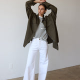 Jamie Haller - The Palazzo Jean in Soft White