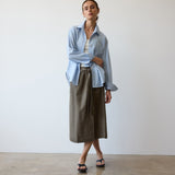 Jamie Haller - The Weekend Shirt in Baby Blue Stripe