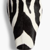 Khaite - Ona Ankle Boot in Zebra Print Haircalf
