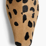 Khaite - Ona Knee High-Boot in Hyena Print Haircalf