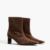 Khaite - Ona Ankle Boot in Ebano Suede