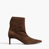Khaite - Ona Ankle Boot in Ebano Suede