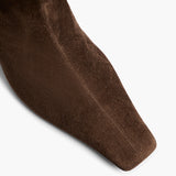 Khaite - Ona Ankle Boot in Ebano Suede