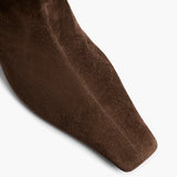 Khaite - Ona Ankle Boot in Ebano Suede