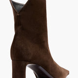 Khaite - Ona Ankle Boot in Ebano Suede