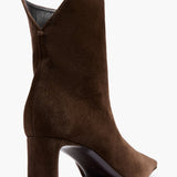 Khaite - Ona Ankle Boot in Ebano Suede