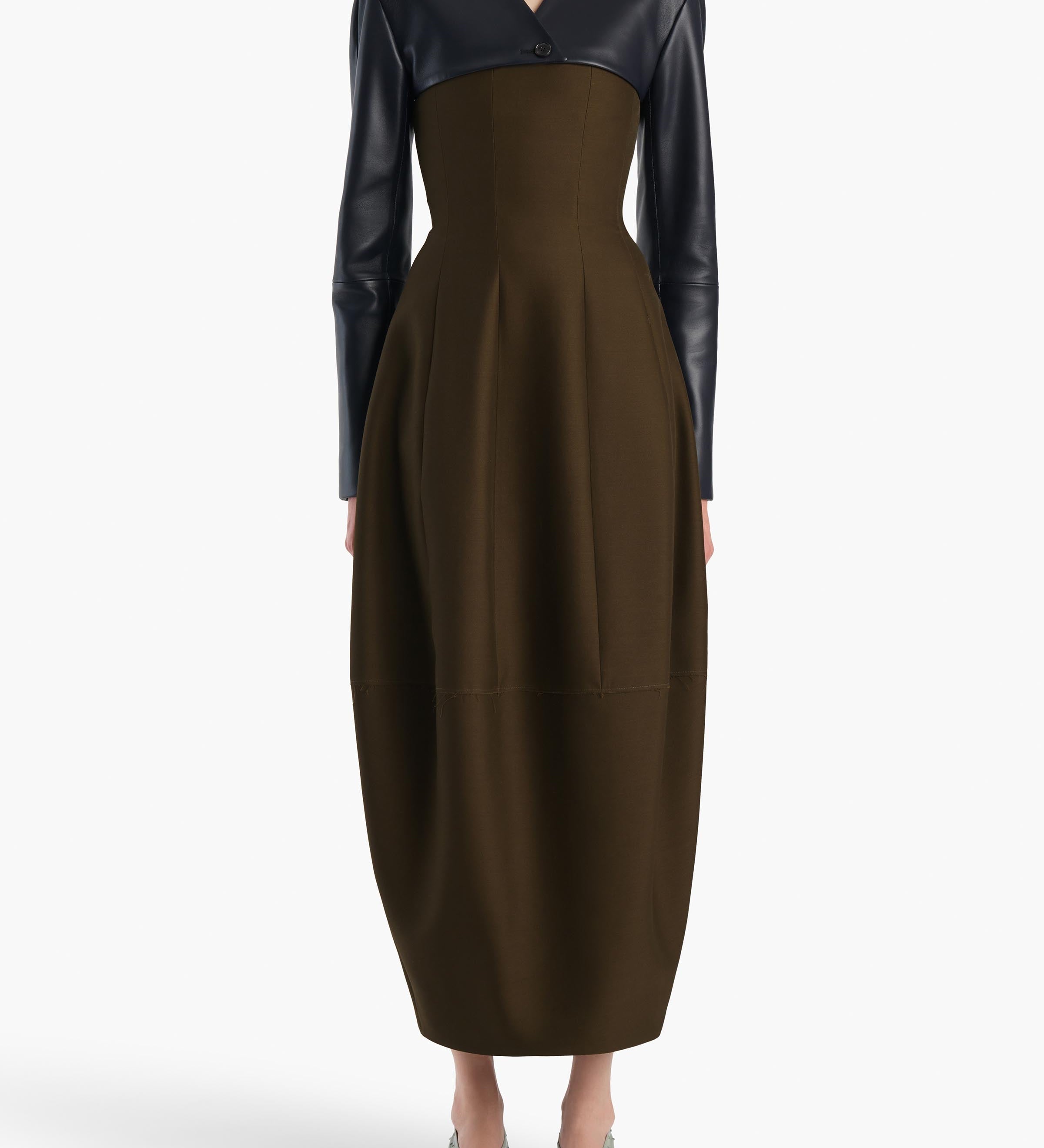 Khaite - Onno Jacket in Dark Navy Leather