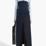Khaite - Onno Jacket in Sky Blue Leather