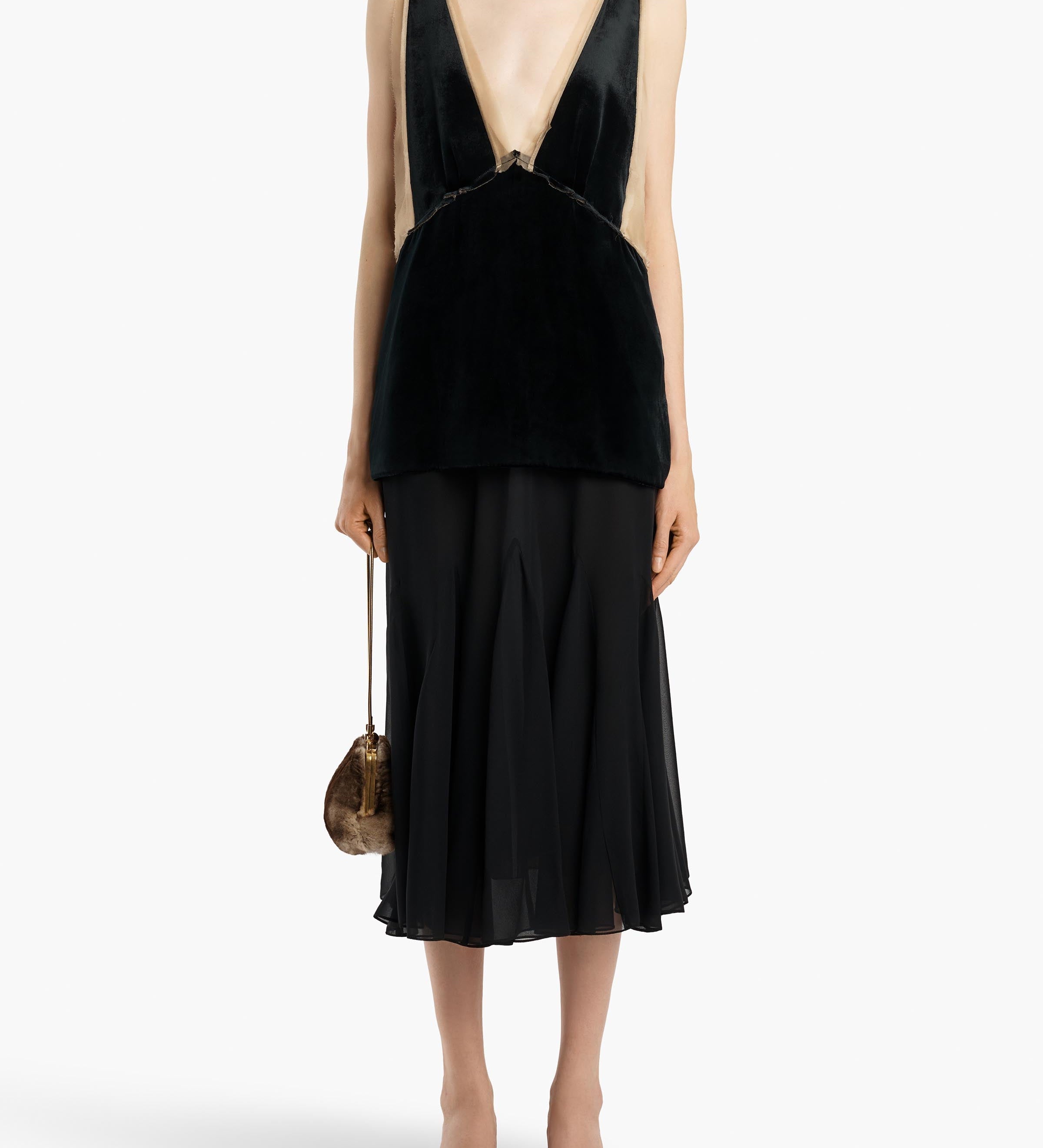Khaite - Ophelia Skirt in Black