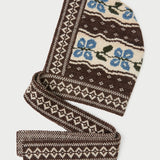 Loeffler Randall - Ophelia Brown/Floral Intarsia Bonnet