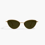 Khaite - x Oliver Peoples 1998C in Gold and Vibrant Green
