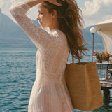 DÔEN - ORELIE DRESS -- SALT