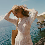 DÔEN - ORELIE DRESS -- SALT