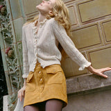 DÔEN - ORIOLE SKIRT -- WILD CHICORY