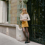 DÔEN - ORIOLE SKIRT -- WILD CHICORY