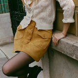 DÔEN - ORIOLE SKIRT -- WILD CHICORY