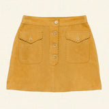 DÔEN - ORIOLE SKIRT -- WILD CHICORY