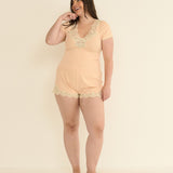 DOEN - ORNA SHORT - - LIGHT PEACH SORBET