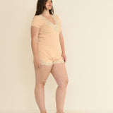 DOEN - ORNA SHORT - - LIGHT PEACH SORBET