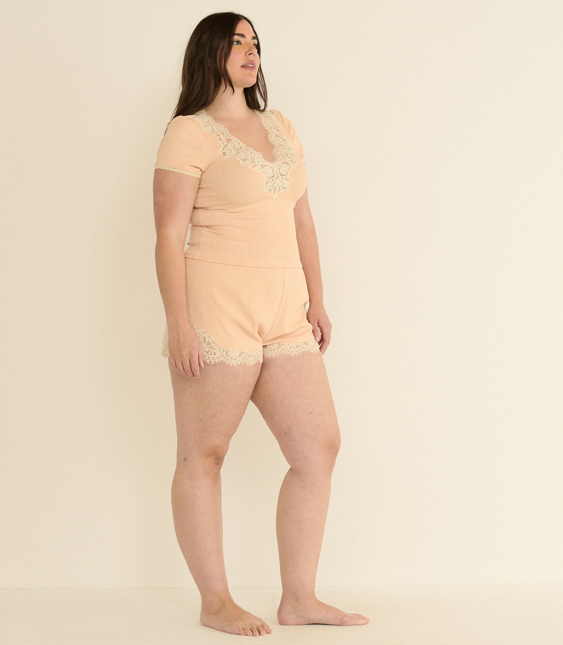 DOEN - ORNA SHORT - - LIGHT PEACH SORBET